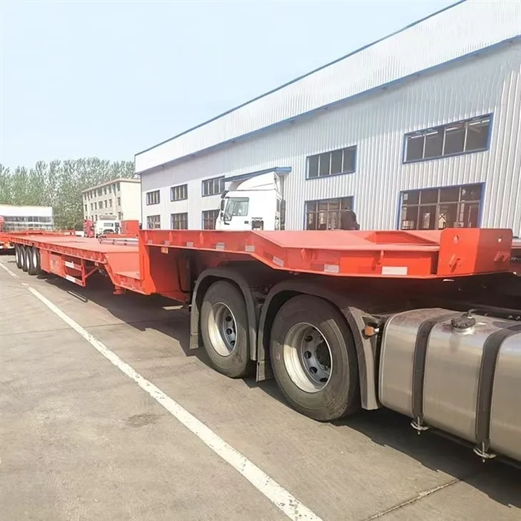 Četveroosovinska teleskopska poluprikolica za sečivo