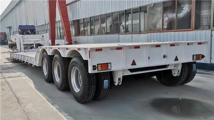 80T Lowboy Gooseneck Trailer with Dolly 80T Lowboy Gooseneck Trailer with Dolly