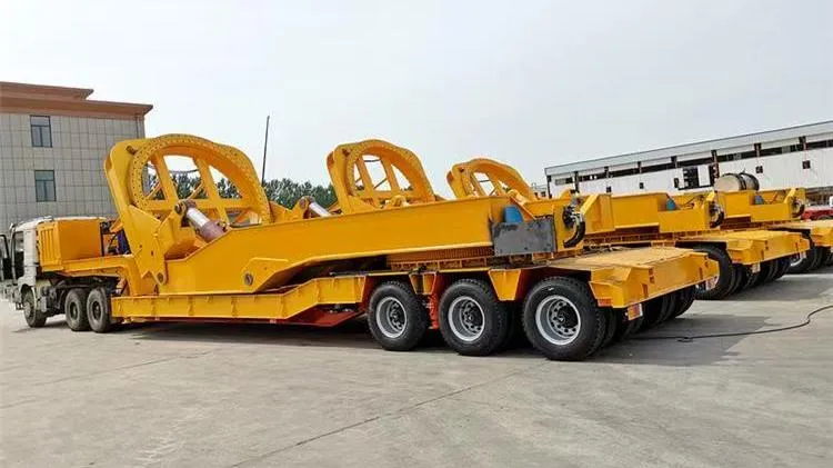 72m Blade Lifter with 3 Line 6 Axle Lowbed Trailer supplier 72m Blade Lifter with 3 Line 6 Axle Lowbed Trailer supplier