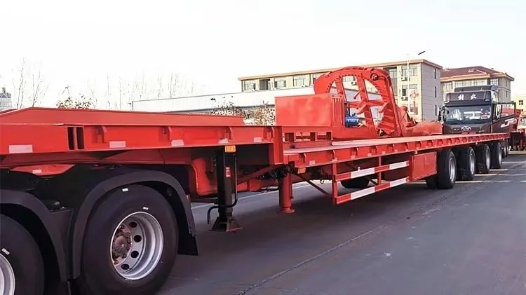 4 Axle Extendable Step Deck Trailersupplier 4 Axle Extendable Step Deck Trailersupplier