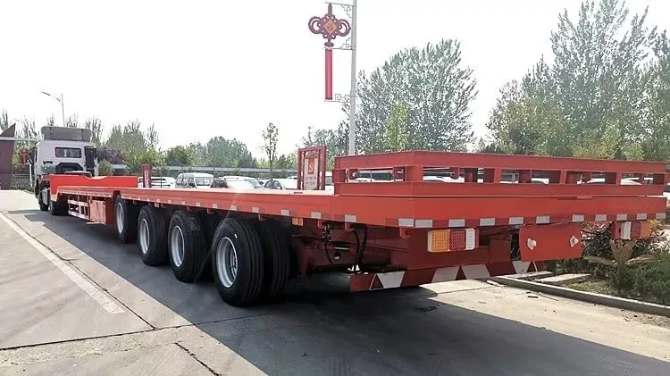 Four Axle Telescopic Semi Trailer for Blade manufacturer Four Axle Telescopic Semi Trailer for Blade manufacturer