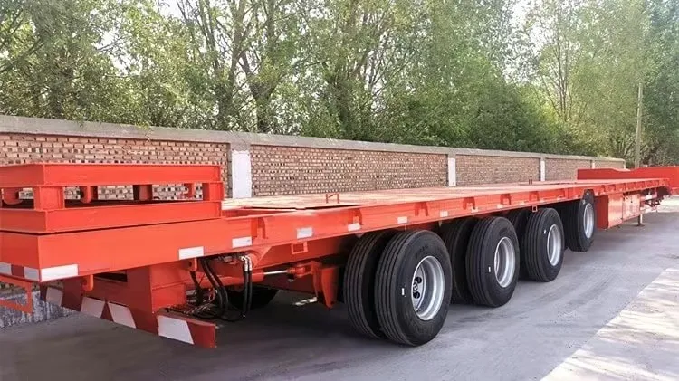 Four Axle Telescopic Semi Trailer for Blade supplier Four Axle Telescopic Semi Trailer for Blade supplier