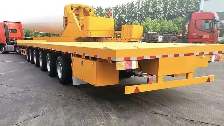Extendable Flatbed Wind Blade Semi Trailer supplier Extendable Flatbed Wind Blade Semi Trailer supplier