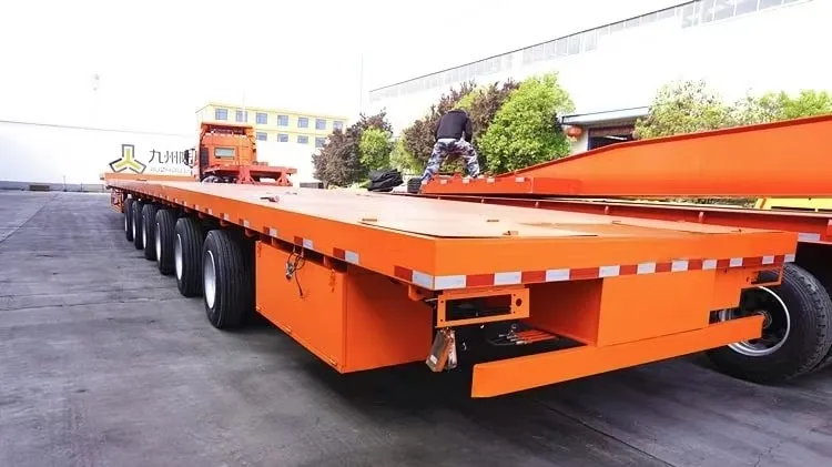 62m Flat Top Extendable Trailer supplier 62m Flat Top Extendable Trailer supplier