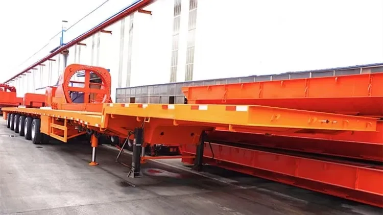 6 Axle Expandable 80 Tonne Low Bed Trailer supplier 6 Axle Expandable 80 Tonne Low Bed Trailer supplier