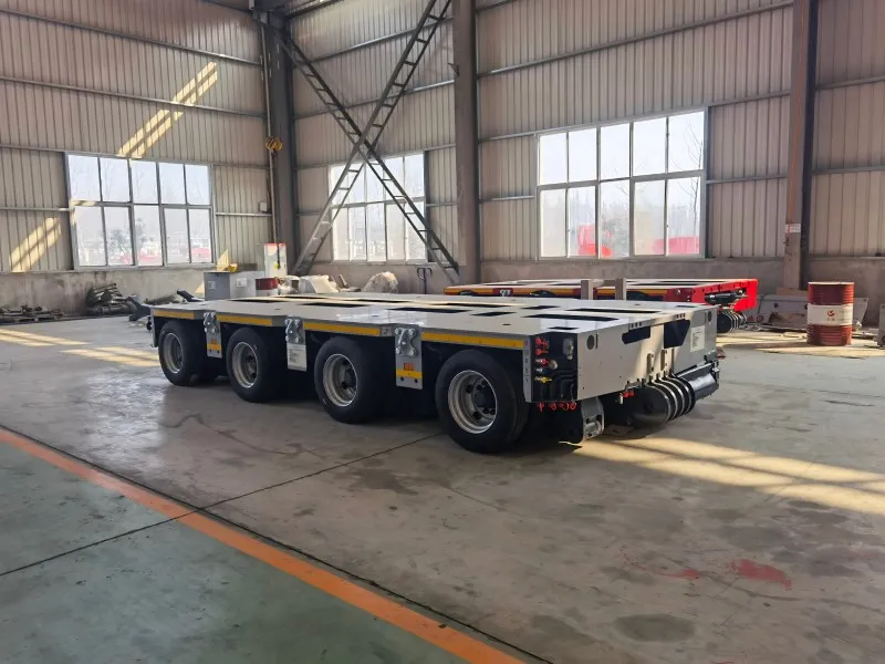 Modular Trailer for 200 Ton Crawle Crane Transporation factory show Modular Trailer for 200 Ton Crawle Crane Transporation factory show