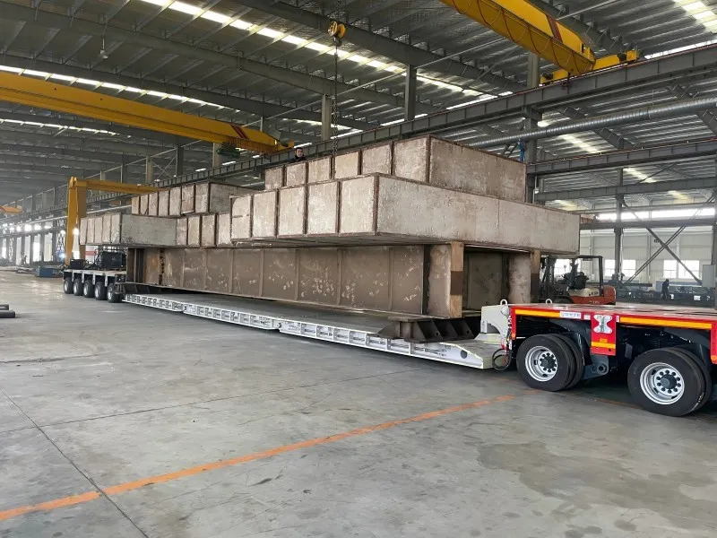 Translations of Modular Trailer for 200 Ton Crawle Crane Transporation Translations of Modular Trailer for 200 Ton Crawle Crane Transporation