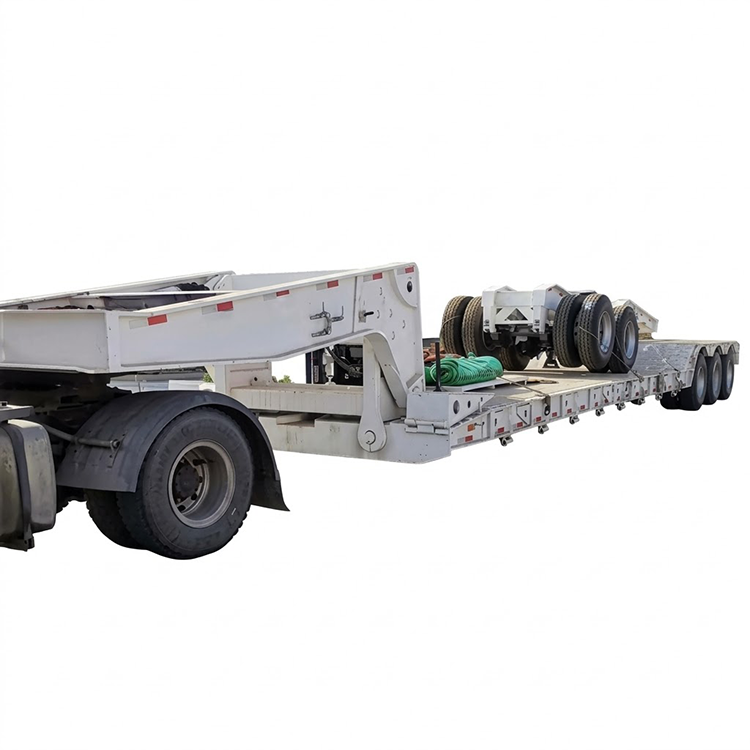 80T Lowboy Gooseneck prikolica s Dolly
