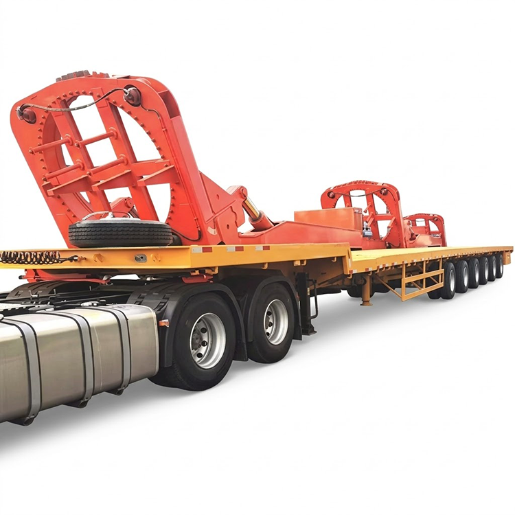 Proširev poluprikolica sa ravnim platformama